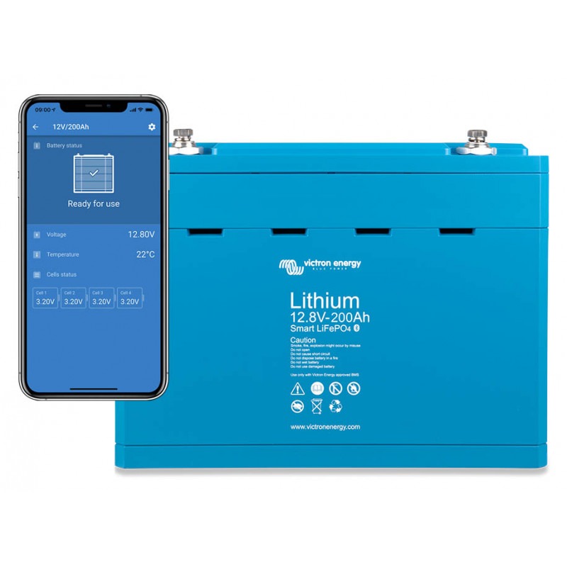 LiFePO4 Battery 12,8V/200Ah - Smart