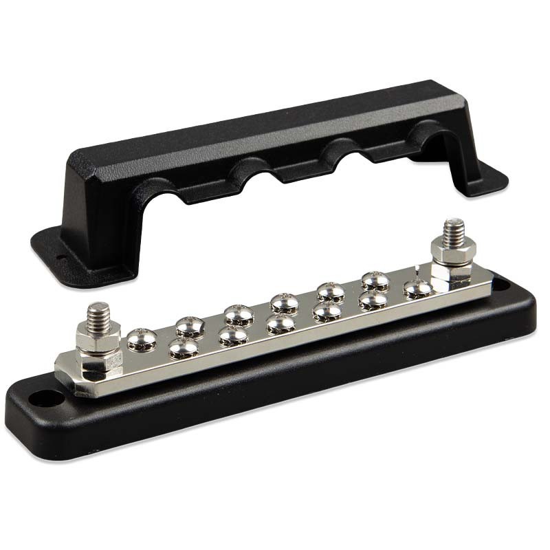 Busbar 250A 2P with 12 screws +cover