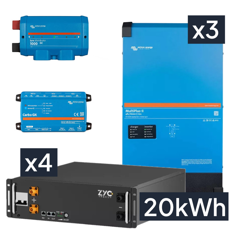 Trójfazowy magazyn energii 24kVA/20kWh