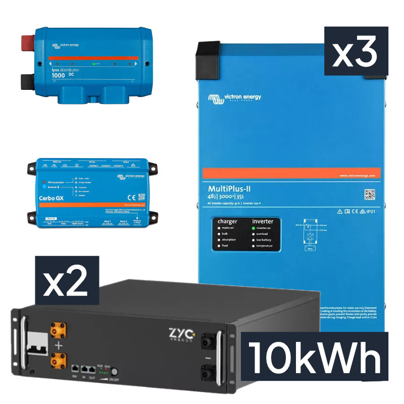 Trójfazowy magazyn energii 9kVA/10kWh