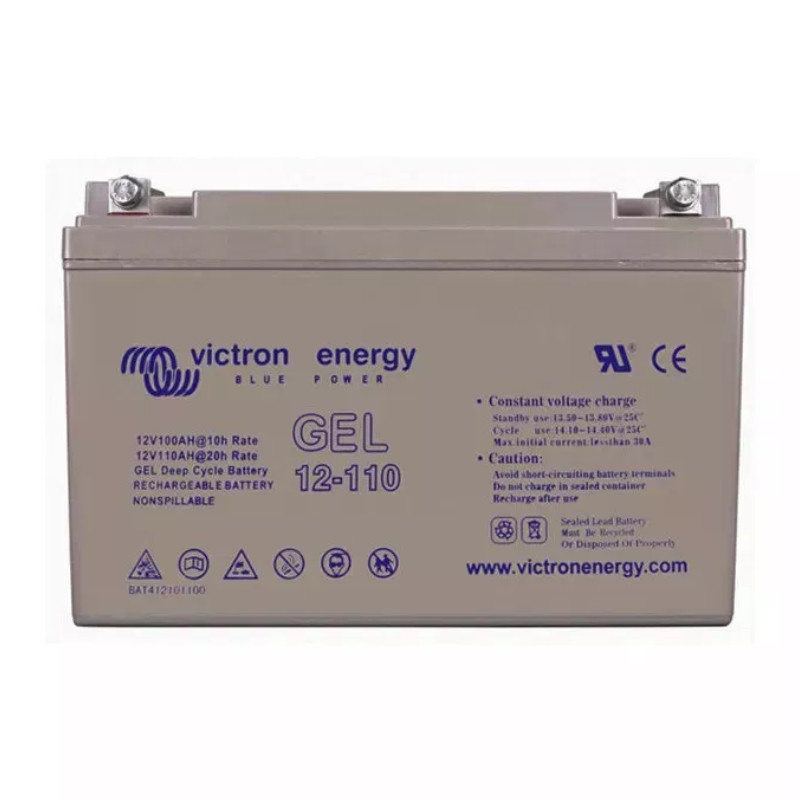 Panel słoneczny 185W i akumulator żelowy 110Ah z regulatorem LCD