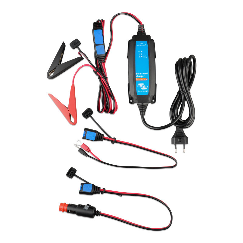 Blue Smart IP65 Charger 6V/12V-1.1 + DC connector