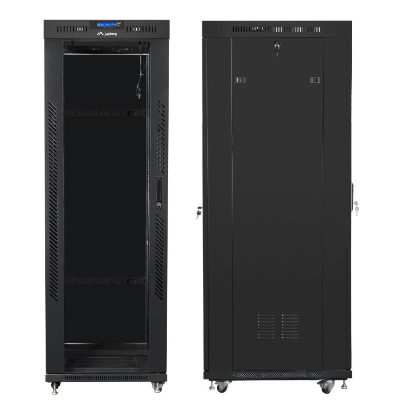 Szafa Rack Lanberg 19” 37U FF01-6837-12BL V2 z termostatem
