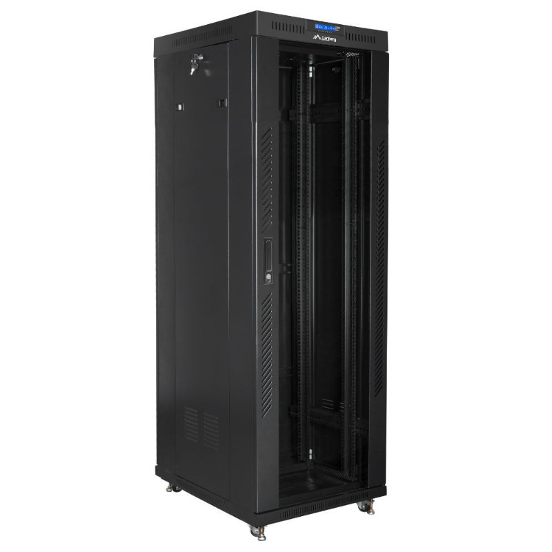 Szafa Rack Lanberg 19” 37U FF01-6837-12BL V2 z termostatem