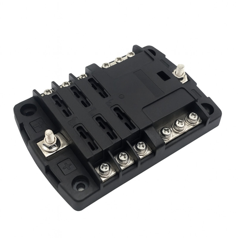 Blok bezpieczników Solvian 6-obwodowy 32VDC 100A